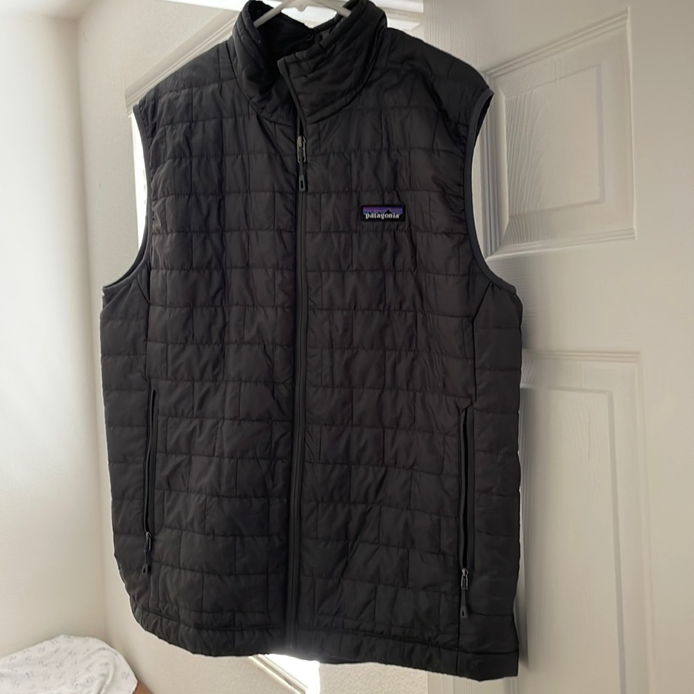 Patagonia zip quilted vest large